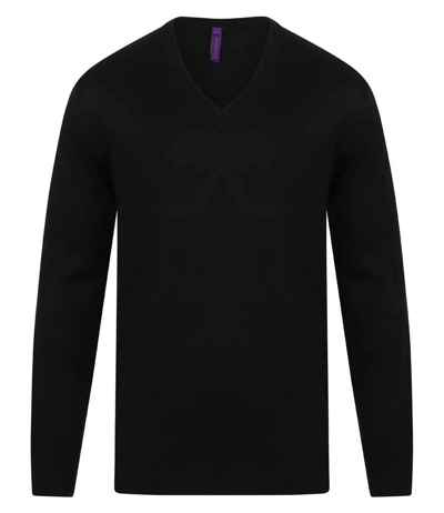 Henbury Acrylic V Neck Sweater