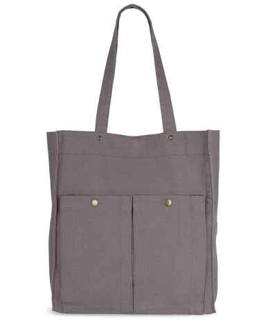 Kimood Washed Cotton Bag with Pockets