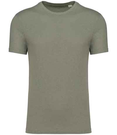 Spasso Unisex Organic Cotton Linen Blend T-Shirt