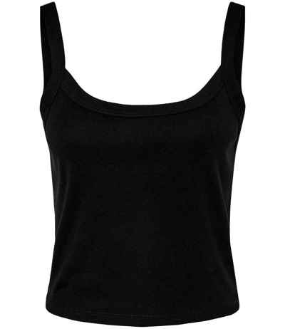 Bella Ladies Micro Rib Spaghetti Strap Tank Top