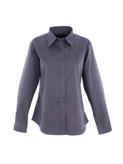 Ladies Pinpoint Oxford Fill Sleeve Shirt