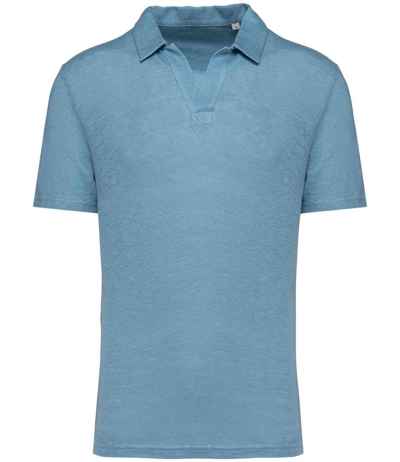 Spasso Linen Polo Shirt