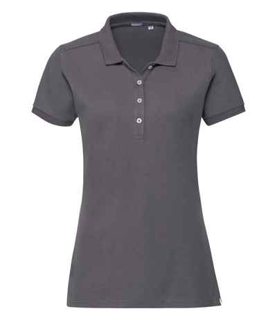 Russell Athletic Ladies Stretch Piqué Polo Shirt