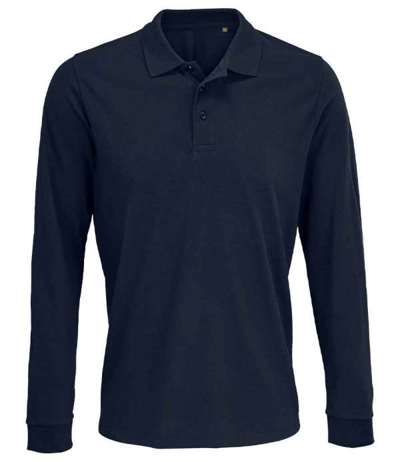 Unisex Prime Long Sleeve Piqué Polo Shirt