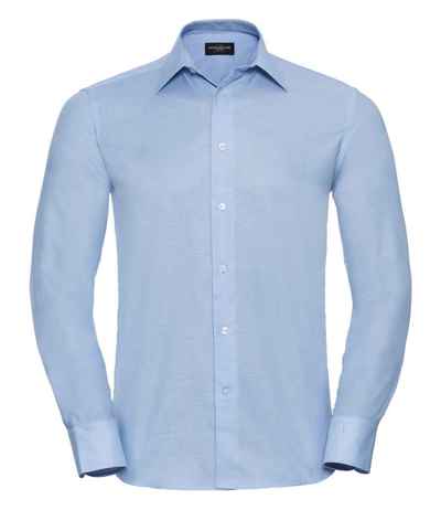 Russell Athletic Collection Long Sleeve Tailored Oxford Shirt