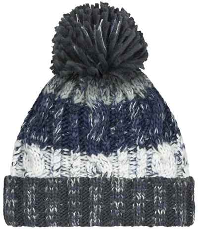 Beechfield Corkscrew Pom Pom Beanie