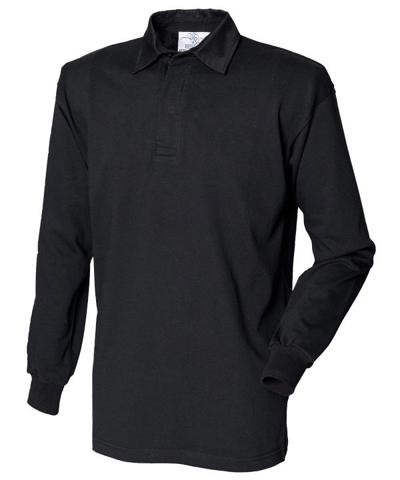 Long Sleeve Plain Rugby Shirt