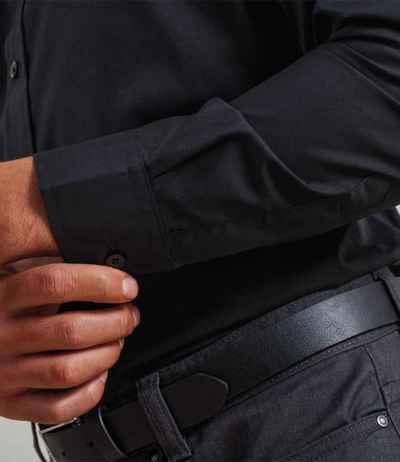 Premier Long Sleeve Fitted Poplin Shirt