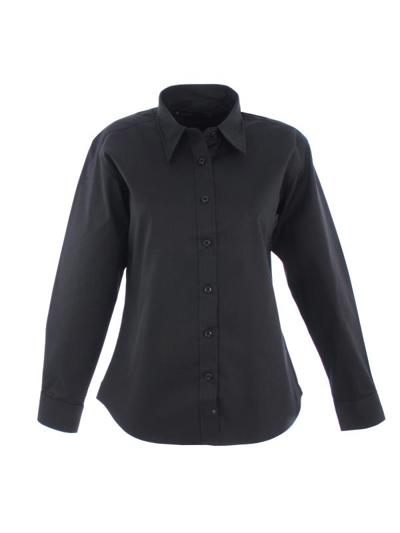 Ladies Pinpoint Oxford Half Sleeve Shirt