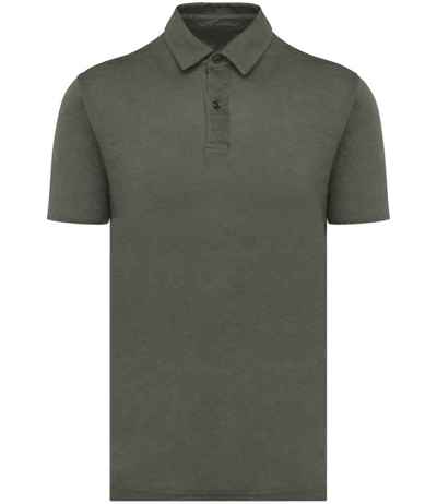 Spasso Knitted Linen Polo Shirt