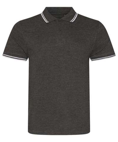 AWDis Stretch Tipped Piqué Polo Shirt