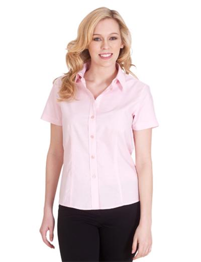 Ladies Poplin Half Sleeve Shirt