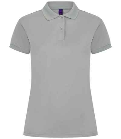 Henbury Ladies Coolplus® Wicking Piqué Polo Shirt