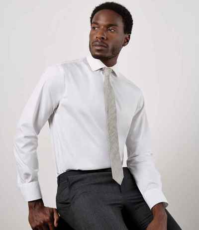 Kustom Kit Premium Long Sleeve Classic Fit Oxford Shirt