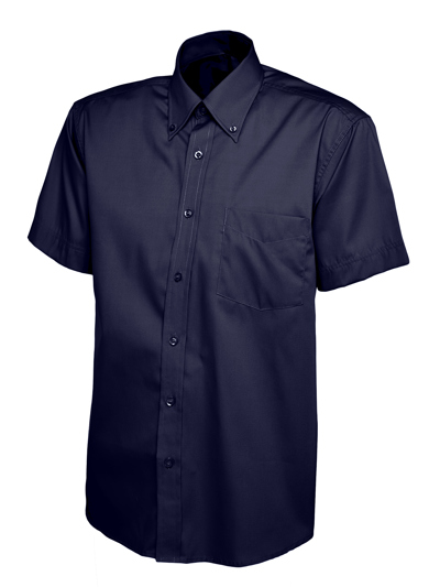 Mens Pinpoint Oxford Half Sleeve Shirt