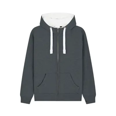 Sherpa Fleece Zip Hoodie