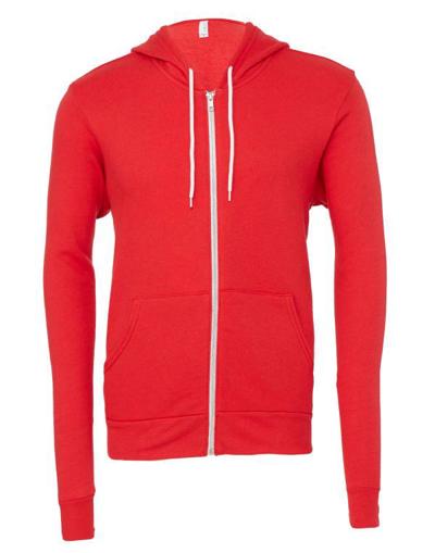 CLEARANCE Unisex Zip Up Polycotton Fleece Hoodie
