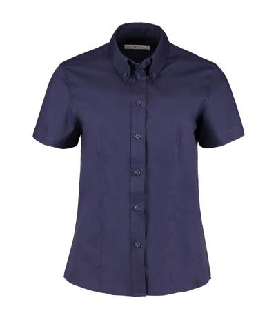 Women's Corporate Oxford Blouse Short Sleeved