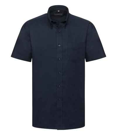 Russell Athletic Collection Short Sleeve Easy Care Oxford Shirt