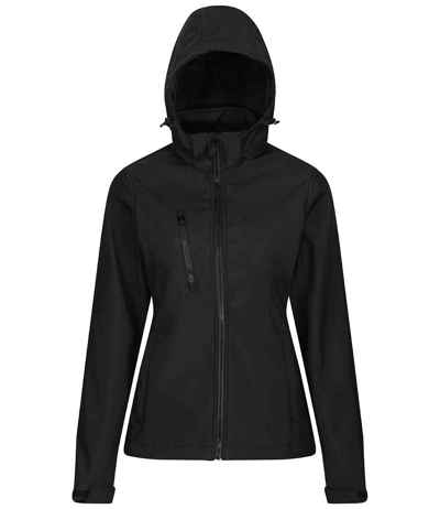 Regatta Ladies Venturer Three Layer Hooded Soft Shell Jacket