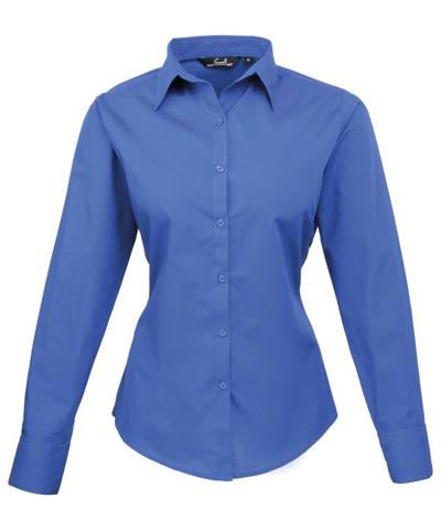 Women's Poplin Long Sleeve Blouse