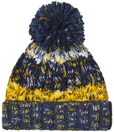 Beechfield Corkscrew Pom Pom Beanie