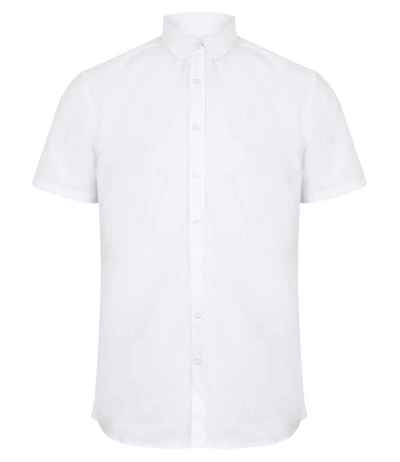 Henbury Modern Short Sleeve Regular Fit Oxford Shirt
