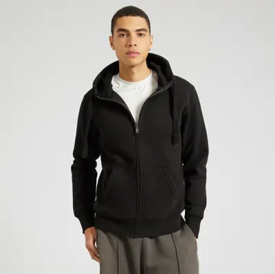 Peach Finish Zip Hoodie