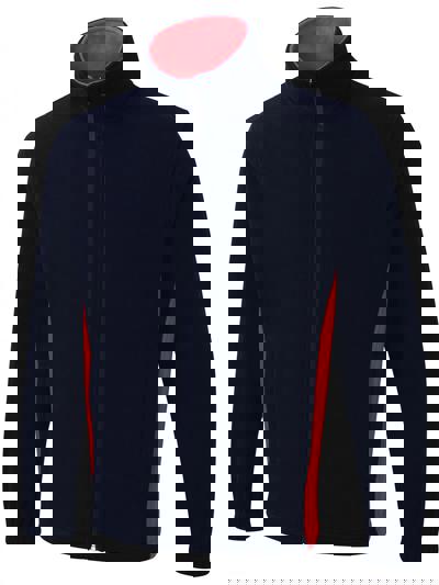 Two Tone Full Zip Fleece Jacket