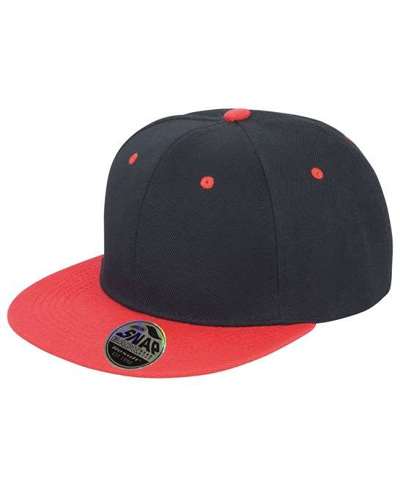 Contrast Bronx Flat Peak Snapback Cap