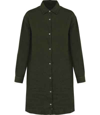 Spasso Ladies Linen Dress Shirt