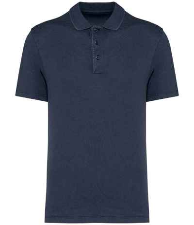 Native Spirit Washed Jersey Polo Shirt