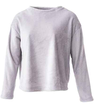 Brand Lab Ladies Plush Fleece Crew Neck Sweatshirt