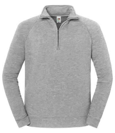 Fruit of the Loom Iconic Premium Zip Neck Sweatshirt