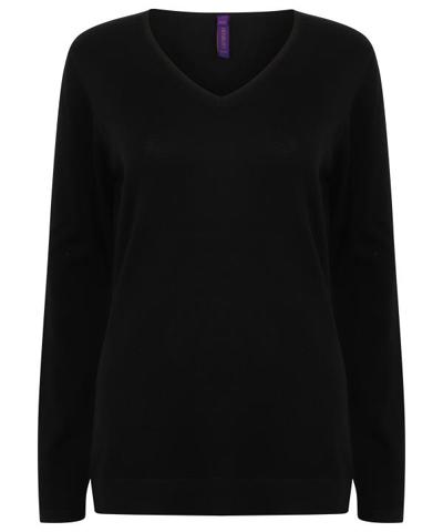 Ladies Lightweight V Neck Jumper