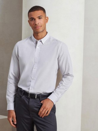 Mens Maxton Check Long Sleeve Shirt