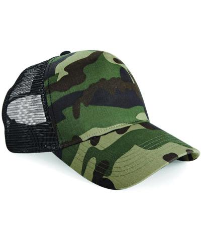 Camo Snapback Trucker Cap