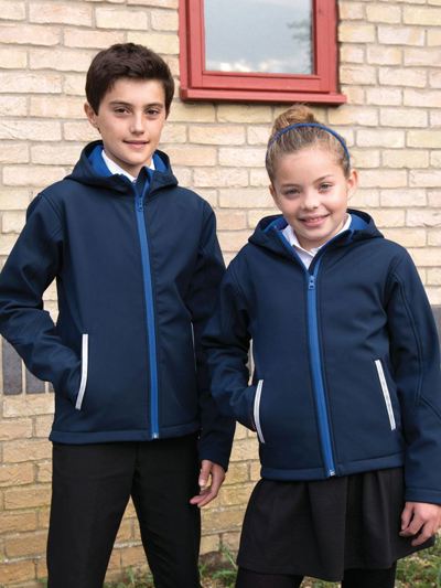 Result Core Junior Hooded Softshell Jkt