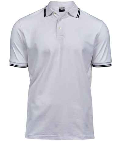 Tee Jays Luxury Stretch Tipped Polo Shirt