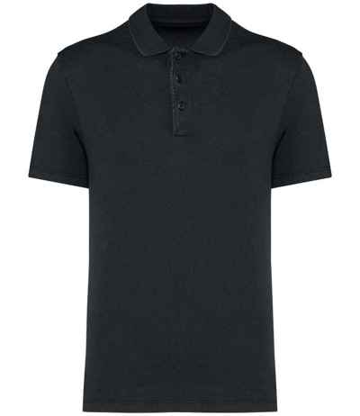 Native Spirit Washed Jersey Polo Shirt