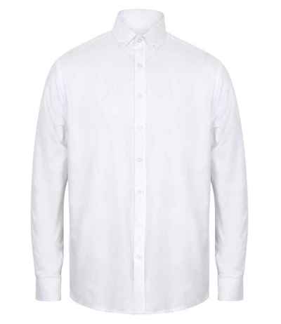 Henbury Modern Long Sleeve Classic Fit Oxford Shirt