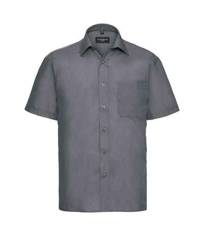 Russell Athletic Collection Short Sleeve Easy Care Poplin Shirt