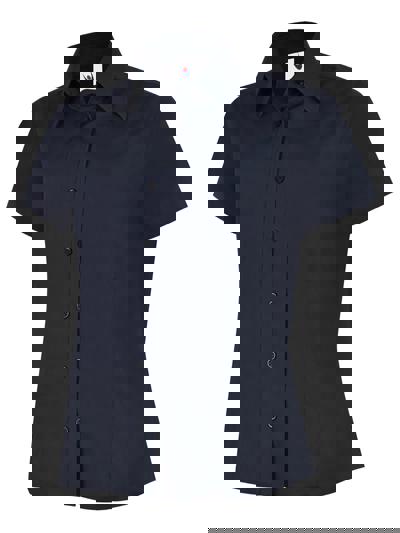 Ladies Poplin Half Sleeve Shirt