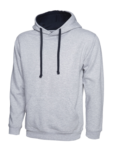 Contrast Hooded Sweatshirt 