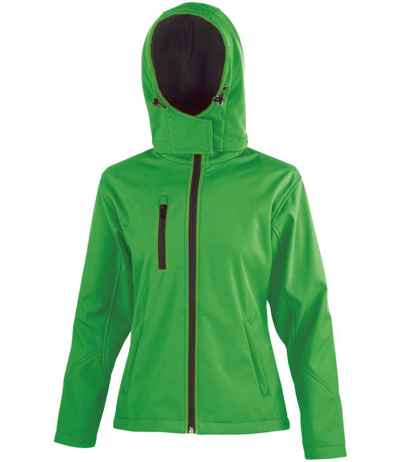 Result Core Ladies Hooded Soft Shell Jacket