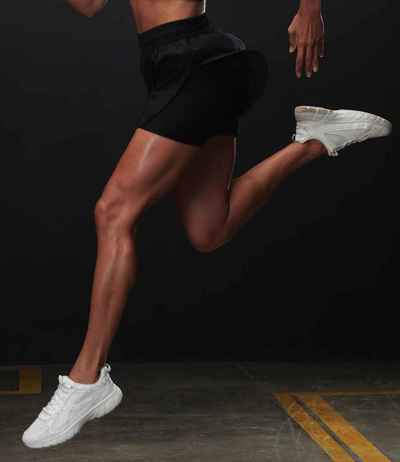 Tombo Ladies Double Layer Sports Shorts