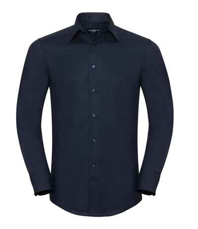 Russell Athletic Collection Long Sleeve Tailored Oxford Shirt