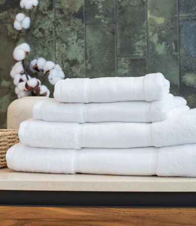 Towel City Organic Printable Border Bath Towel