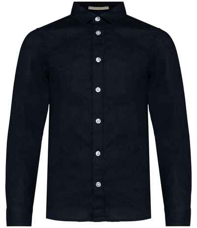 Spasso Kids Long Sleeve Linen Shirt