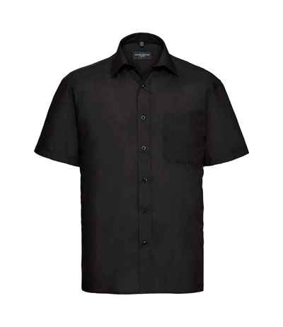 Russell Athletic Collection Short Sleeve Easy Care Poplin Shirt